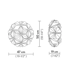 Plafondlamp LA Vie amber 50cm><noscript><img width=