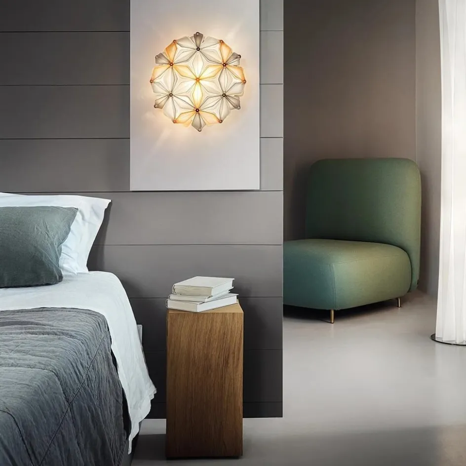 Plafondlamp La Vie amber 36cm>Straluma New