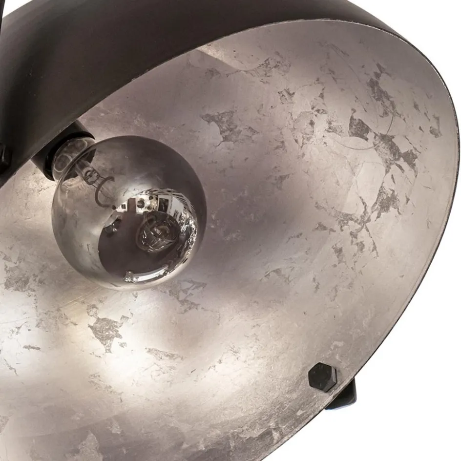 Plafondlamp Larino gunmetal/silverleaf 40 cm>Straluma Hot