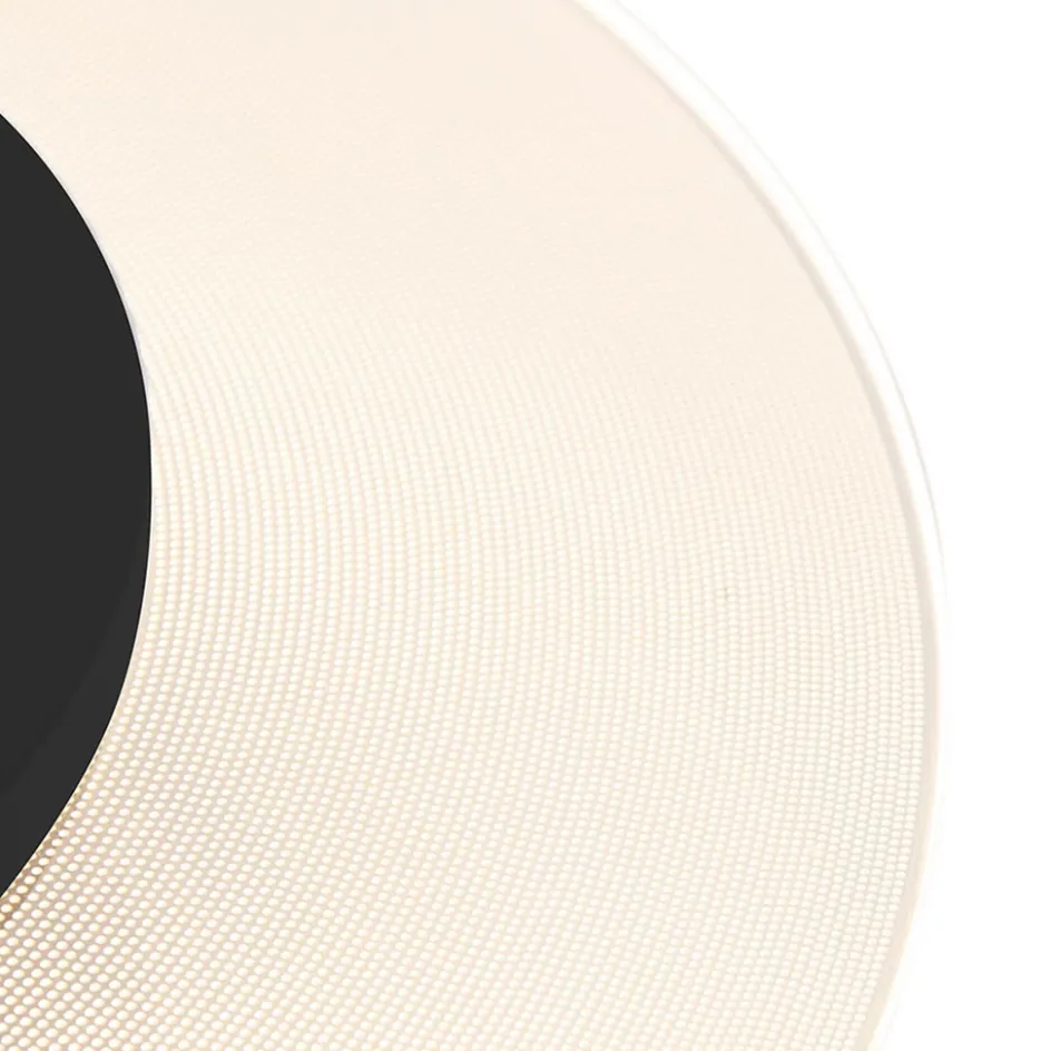 Plafondlamp Lido zwart 42cm indirect>Straluma Discount