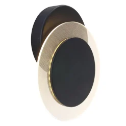 Plafondlamp Lido zwart 17cm indirect><noscript><img width=