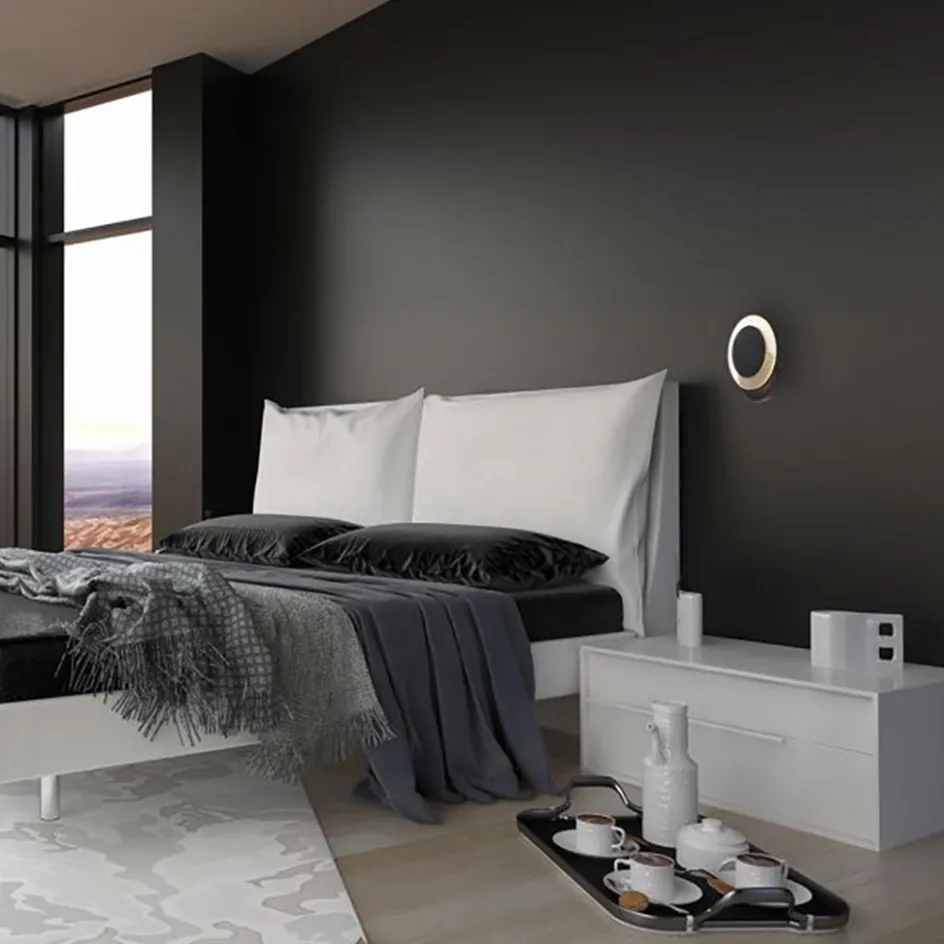 Plafondlamp Lido zwart 17cm indirect>Straluma Online