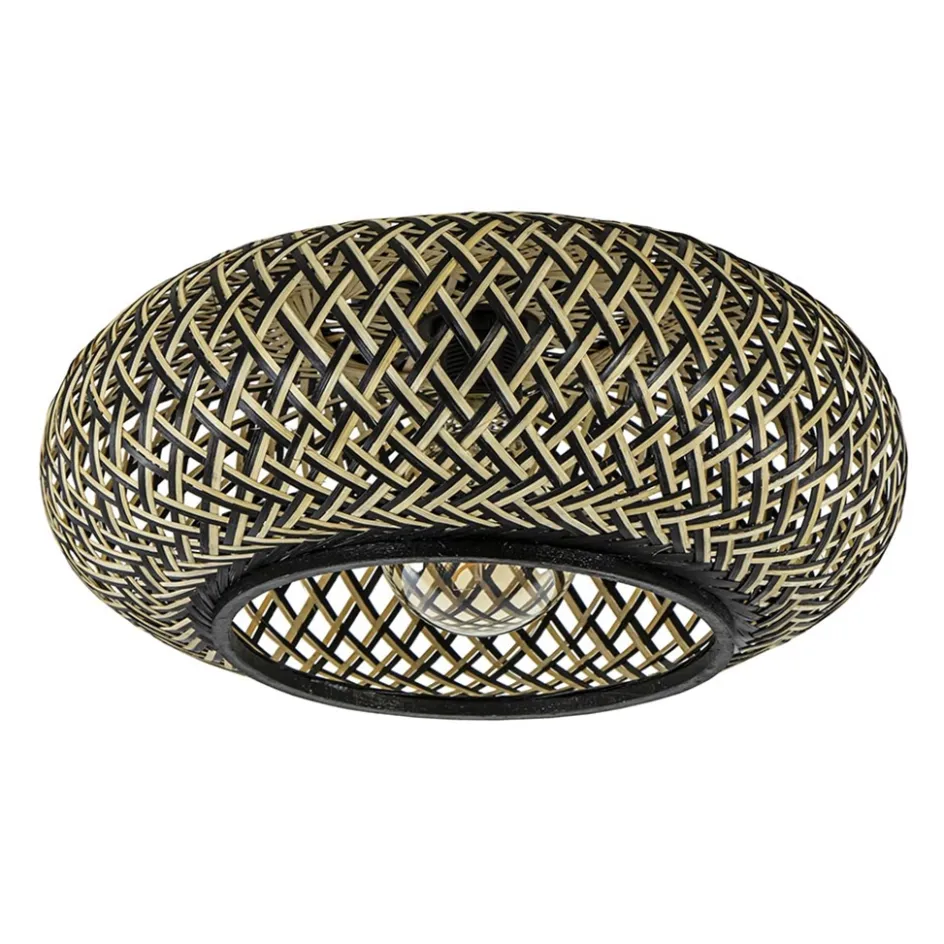 Plafondlamp Maze bamboe/zwart 40cm>Straluma Best