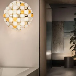 Plafondlamp Mida amber 67cm><noscript><img width=