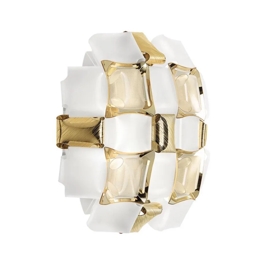 Plafondlamp Mida gold 32cm>Straluma