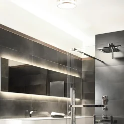 Plafondlamp nikkel/glas IP44 3-step dim.><noscript><img width=