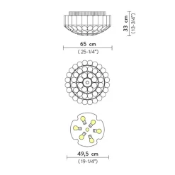 Plafondlamp Odeon 65 gold><noscript><img width=