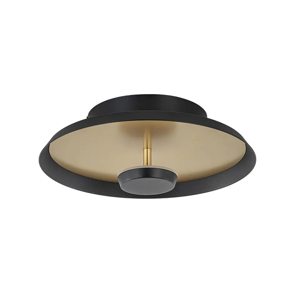 Plafondlamp Oro 25cm zwart/goud>Straluma Hot