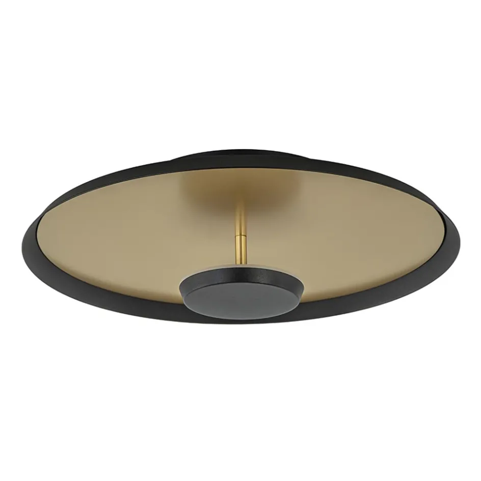 Plafondlamp Oro 35cm zwart/matgoud>Straluma Sale