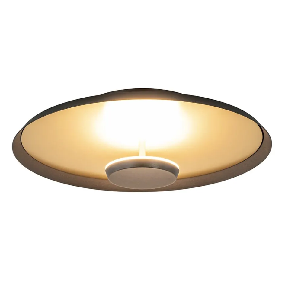 Plafondlamp Oro 35cm zwart/matgoud>Straluma Sale
