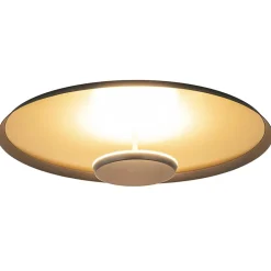 Plafondlamp Oro 45cm zwart/matgoud>Straluma Best