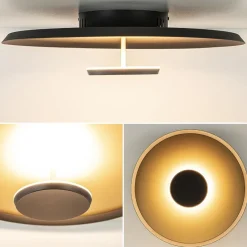 Plafondlamp Oro 45cm zwart/matgoud><noscript><img width=
