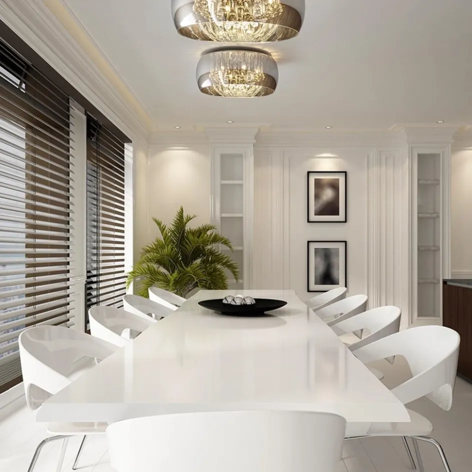 Plafondlamp Pearl Raindrops smokey glas>Straluma Outlet