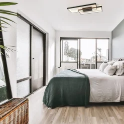 Plafondlamp Piazza 2L zwart 3-step dim><noscript><img width=