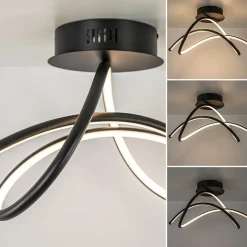 Plafondlamp Plaza zwart 3-switchdim><noscript><img width=