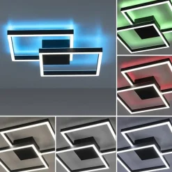 Plafondlamp Q-Marko smart vierk.zwart rgb/cct><noscript><img width=