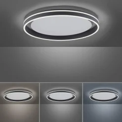 Plafondlamp Q-Vito 59 zwart smart+remote><noscript><img width=