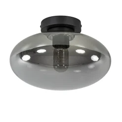 Plafondlamp Reflexion zwart+smoke glas>Straluma Best