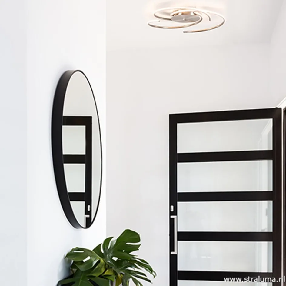 Plafondlamp Reverso nikkel 3-switchdim>Straluma Discount