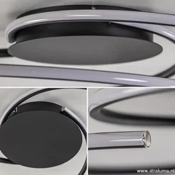 Plafondlamp Reverso zwart 3-switchdim></noscript>Straluma Online