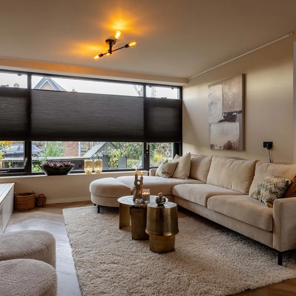 Plafondlamp Sticks 4L zwart excl. e27>Straluma