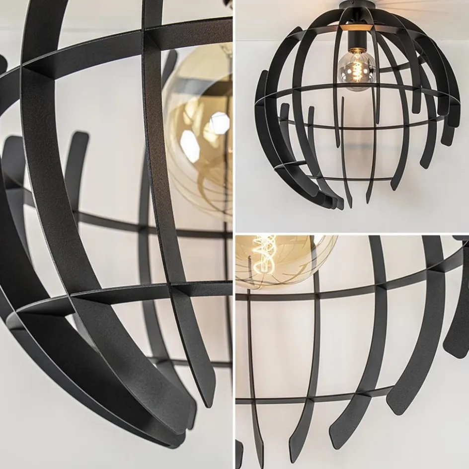 Plafondlamp Terra 60cm zwart>Straluma Clearance