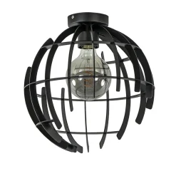 Plafondlamp Terra 35cm zwart>Straluma Online