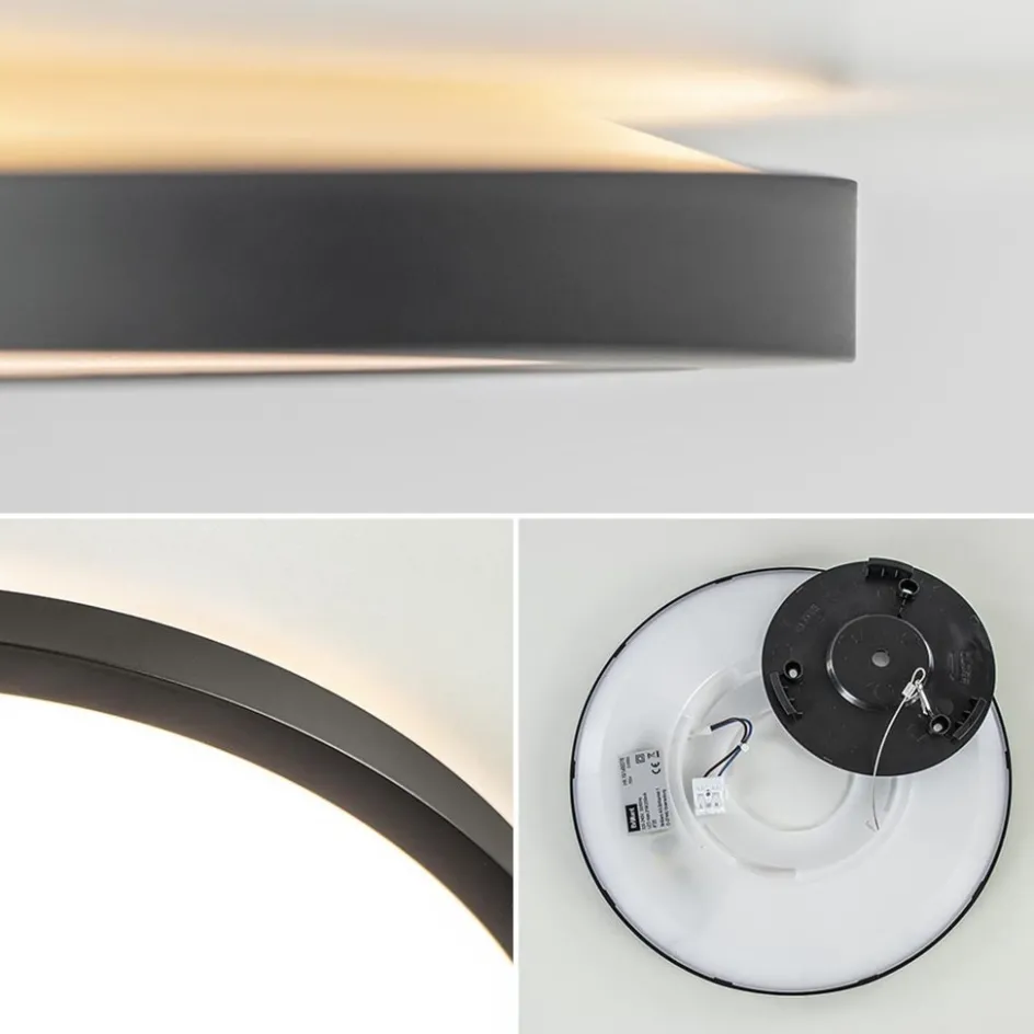 Plafondlamp Tuco 30cm zwart 3-step dim>Straluma Sale