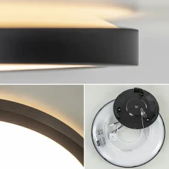 Plafondlamp Tuco 25cm zwart><noscript><img width=