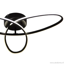 Plafondlamp 3-v eclips zwart 3-st.dimb.><noscript><img width=