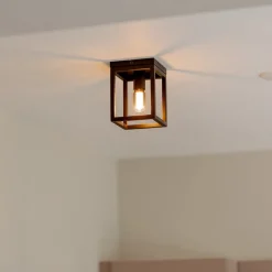 Plafondlamp vierkant frame klein zwart><noscript><img width=