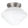 Plafondlamp York art deco opaal glas>Straluma New