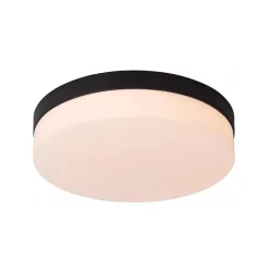 Plafondlamp zwart IP44 + bewegingssensor>Straluma Discount