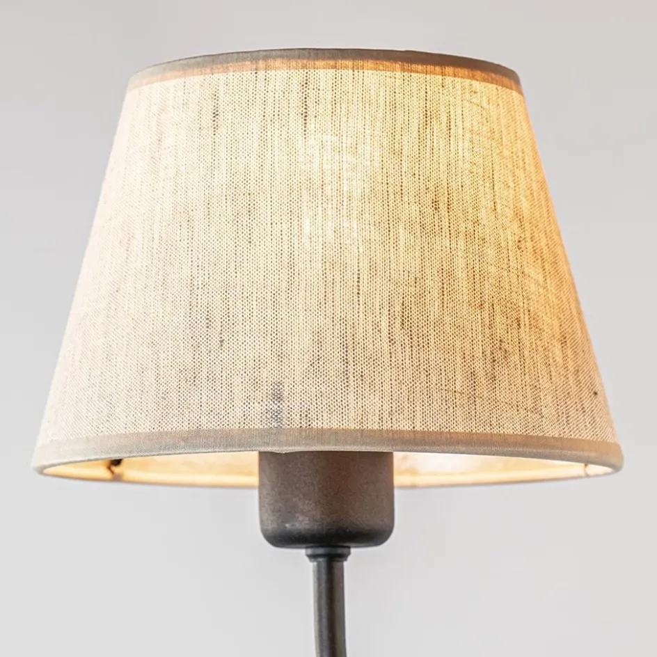 Plafondlamp zwart met beige kapjes>Straluma Sale