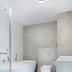 Plafondlamp zwart opaal glas 3-step dim><noscript><img width=