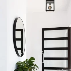 Plafondlamp zwart open frame><noscript><img width=