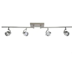 Plafondspot balk 4-lichts nikkel verstel>Straluma Sale