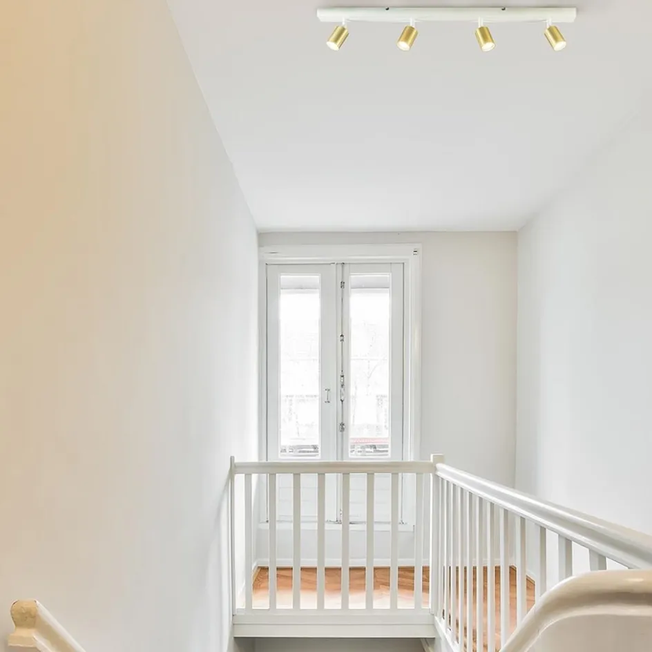 Plafondspot Bounce 4L balk wit/matgoud>Straluma Clearance