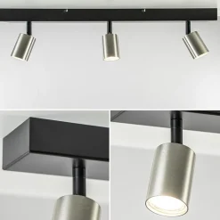 Plafondspot Bounce 3L 70cm zwart/rvs><noscript><img width=