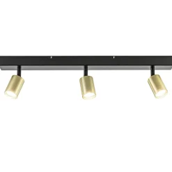 Plafondspot Bounce 3L 70cm zwart/goud>Straluma Discount