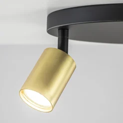 Plafondspot Bounce 3L rond zwart/goud><noscript><img width=