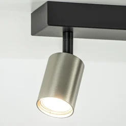 Plafondspot Bounce 2L zwart/rvs><noscript><img width=