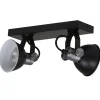 Plafondspot Brooklyn 2l zwart industrieel>Straluma New