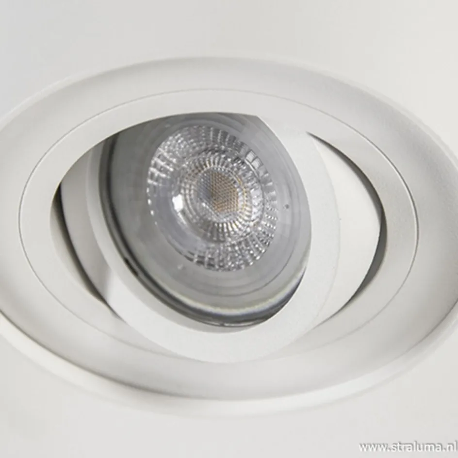 *Plafondspot cilinder wit verstelbaar>Straluma Clearance