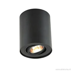 *Plafondspot cilinder zwart verstelbaar>Straluma Clearance