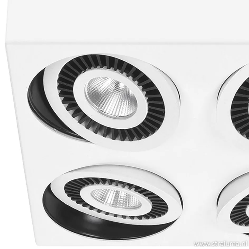 Plafondspot Eye 4L wit/zwart 3000k>Straluma Online