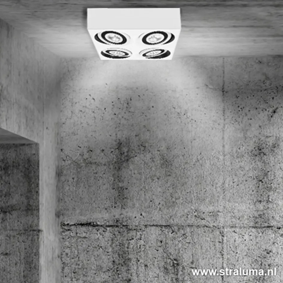 Plafondspot Eye 4L wit/zwart 3000k>Straluma Online