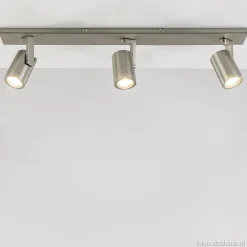 Plafondspot Halo 3L balk rvs gu10>Straluma