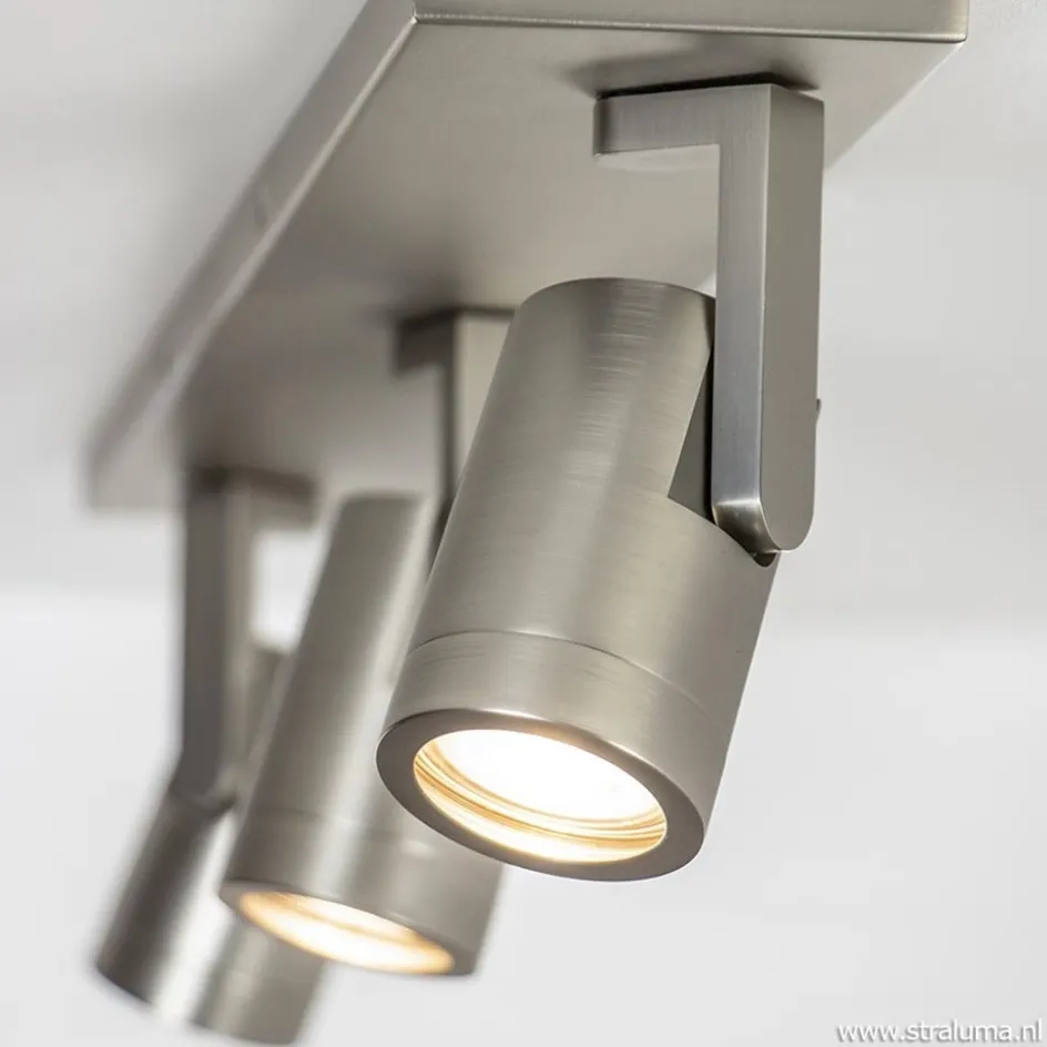Plafondspot Halo 3L balk rvs gu10>Straluma