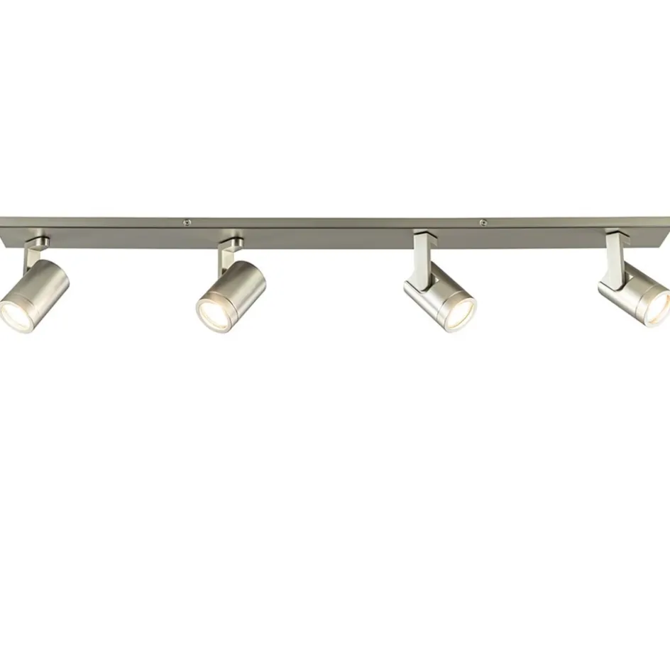 Plafondspot Halo 4L balk rvs gu10>Straluma Clearance